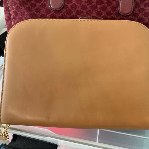 Vintage Ferragamo Tan shoulder bag or clutch - Picture 7 of 16